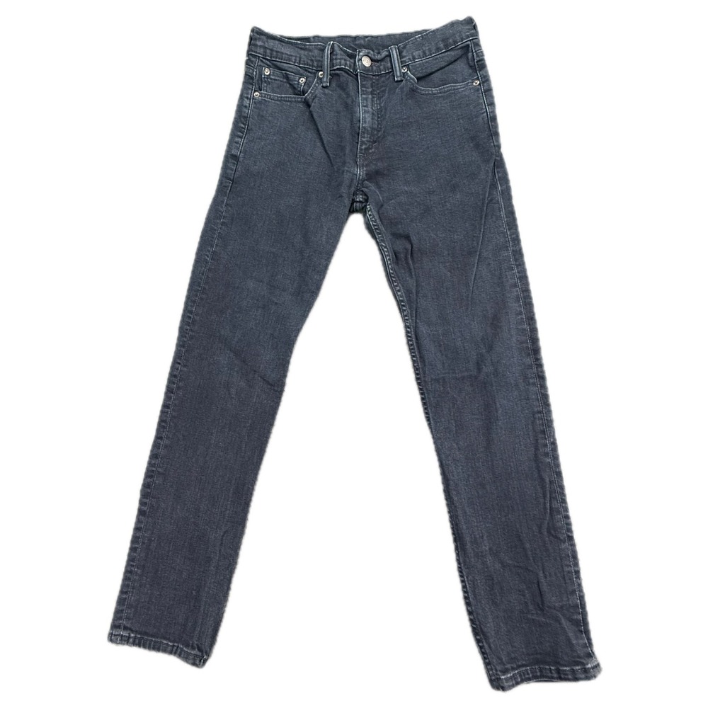 Levi's 502 Regular Taper Jeans Mens 30x32 Black Dark Wash Denim Pants 29507-0005